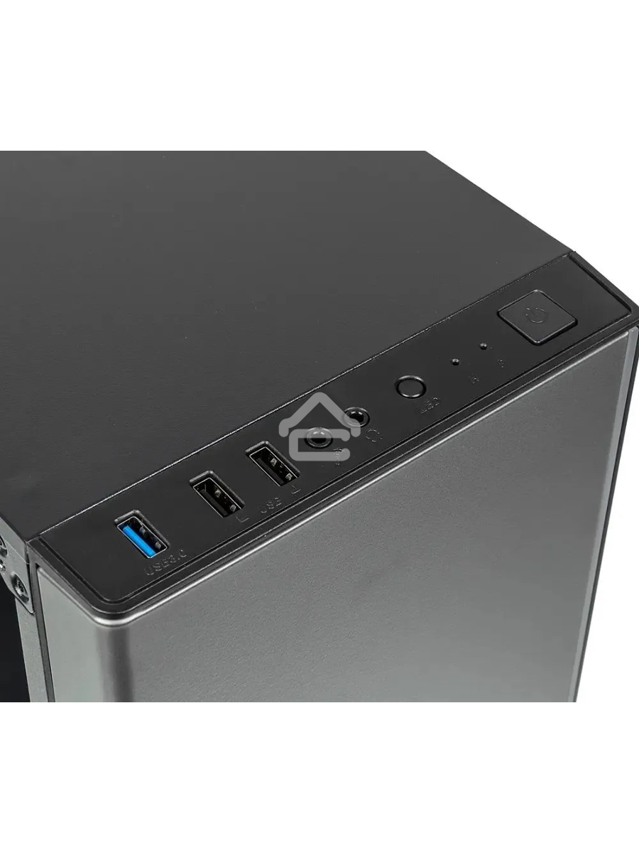 Компьютерный корпус Accord JP-VI черный без БП ATX 2xUSB2.0 1xUSB3.0 audio bott PSU