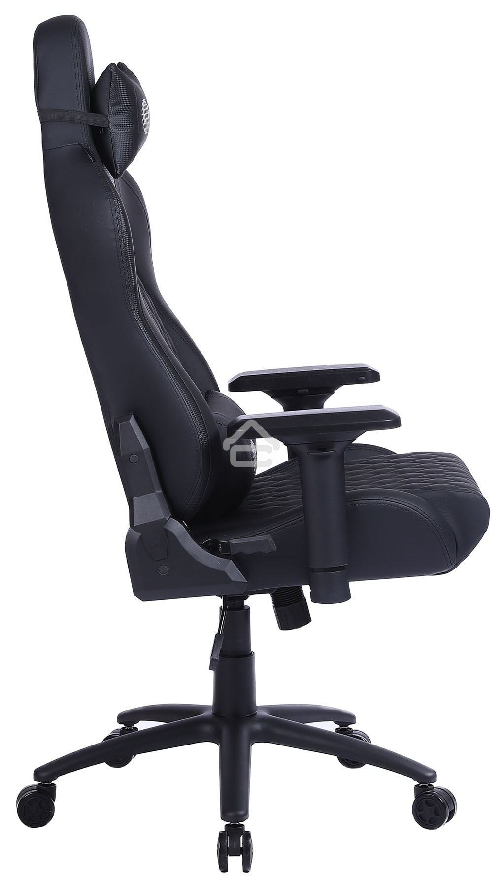 Кресло игровое Cactus CS-CHR-130-M, массажное, с подголовником, черный