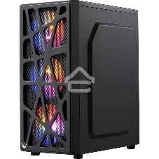 Компьютерный корпус Aerocool/Formula MANA черный без БП ATX 6x120мм 2xUSB 2.0 1xUSB 3.0 audio bott PSU