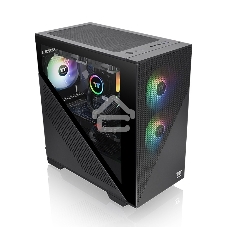 Компьютерный корпус Thermaltake Divider 170 TG ARGb/Black CA-1S4-00S1WN-00/Win/SPCC/Tempered Glass*1/120мм ARGb PWM Fan*2