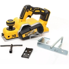 Аккумуляторный бесщеточный рубанок XR DeWalt DCP580N-XJ черный/желтый