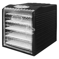 Сушилка для овощей и фруктов Hyundai HYFD-1803, черный, 27 поддонов