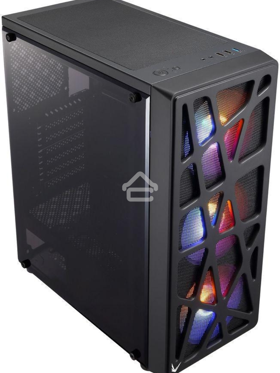 Компьютерный корпус Aerocool / Formula MANA черный без БП ATX 6x120mm 2xUSB2.0 1xUSB3.0 audio bott PSU
