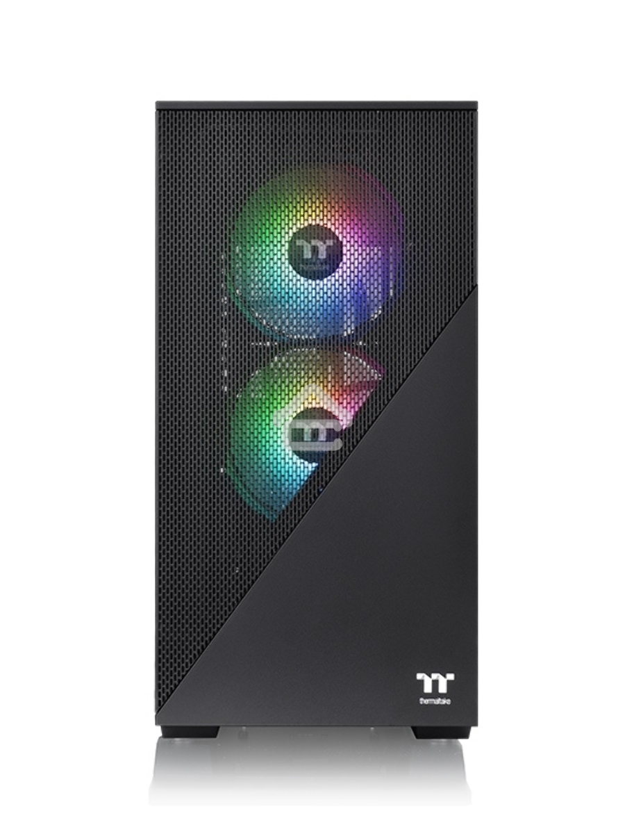 Компьютерный корпус Thermaltake Divider 170 TG ARGB/Black CA-1S4-00S1WN-00 /Win/SPCC/Tempered Glass*1/120mm ARGB PWM Fan*2