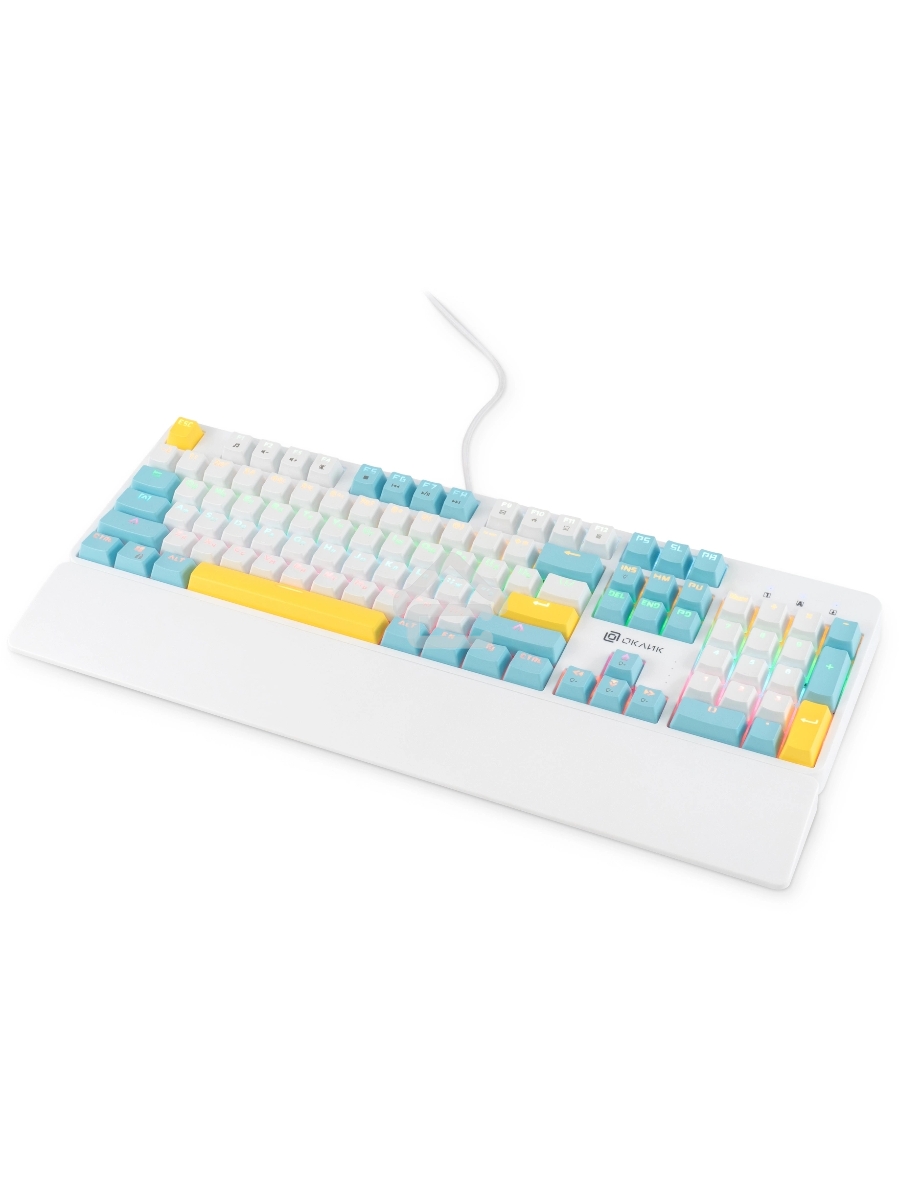 Клавиатура Oklick K951X (1901079) проводная, USB, белый