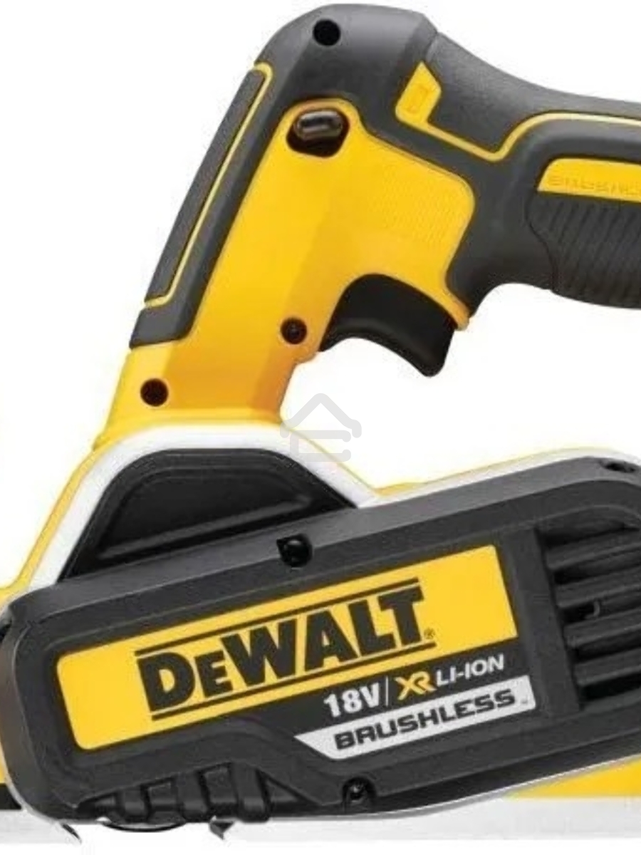 Аккумуляторный бесщеточный рубанок XR DeWalt DCP580N-XJ черный/желтый