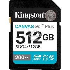 Флеш карта SDXC 512Gb Kingston SDG4/512Gb Canvas Go! Plus w/o adapter