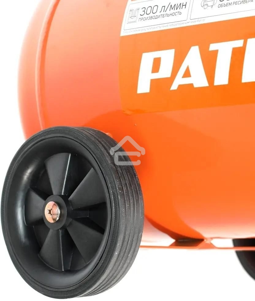 Компрессор поршневой Patriot WO 50-300 безмасляный 300л/мин 50л 2000Вт оранжевый