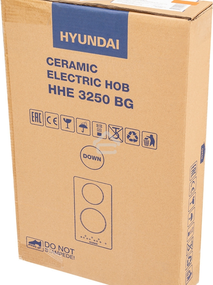 Варочная поверхность Hyundai HHE 3210 BG черный