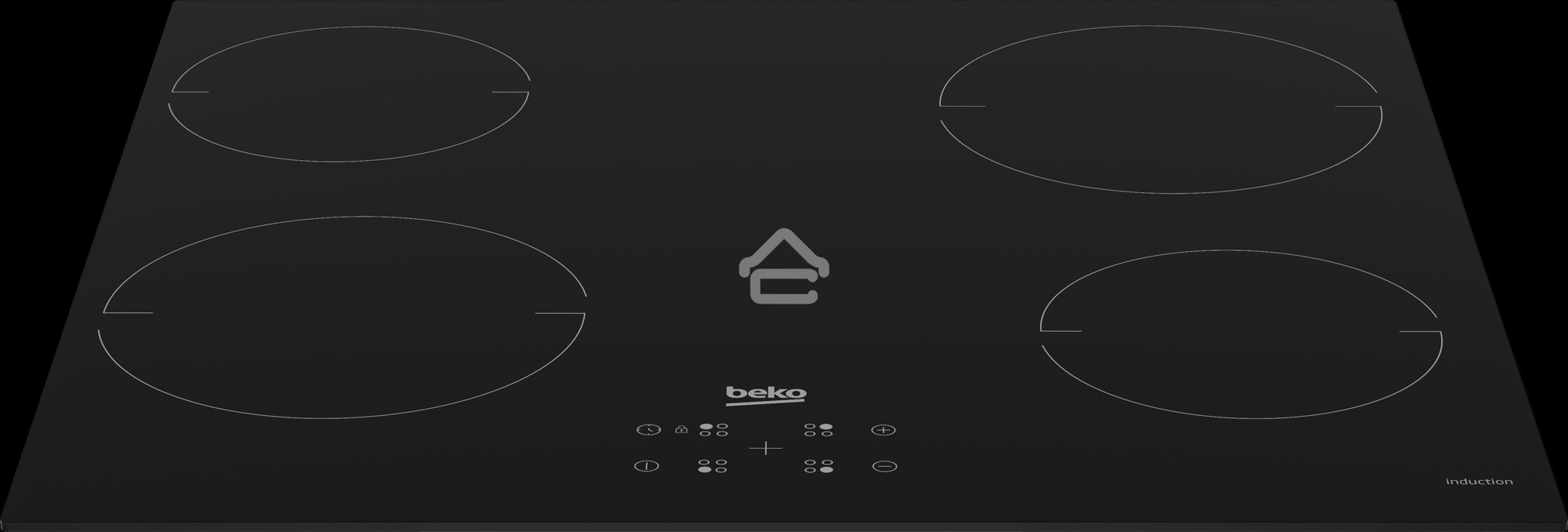 Встраиваемая индукционная варочная поверхность Beko HII 64401 QT, черный