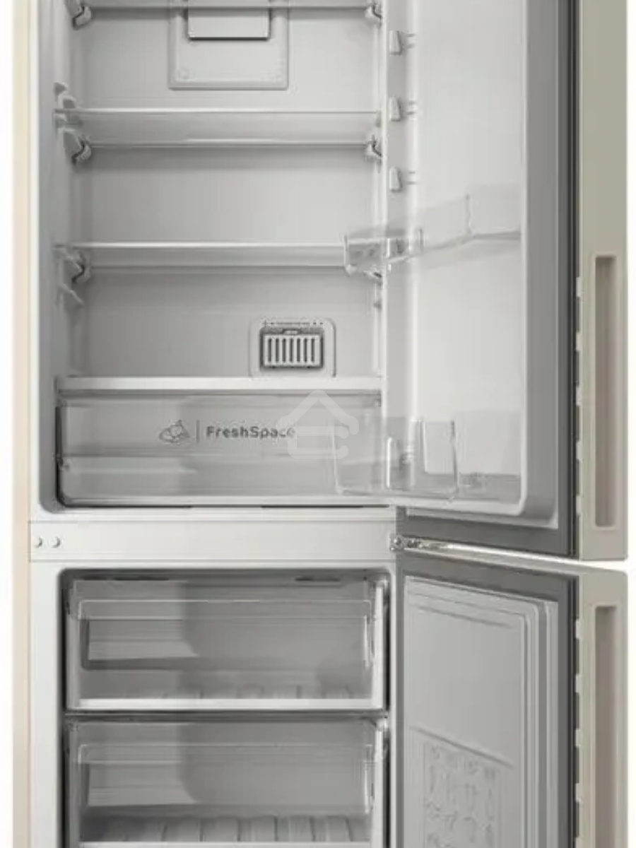 Холодильник Indesit ITR 4180 E бежевый двухкамерный 220/78л морозилка снизу