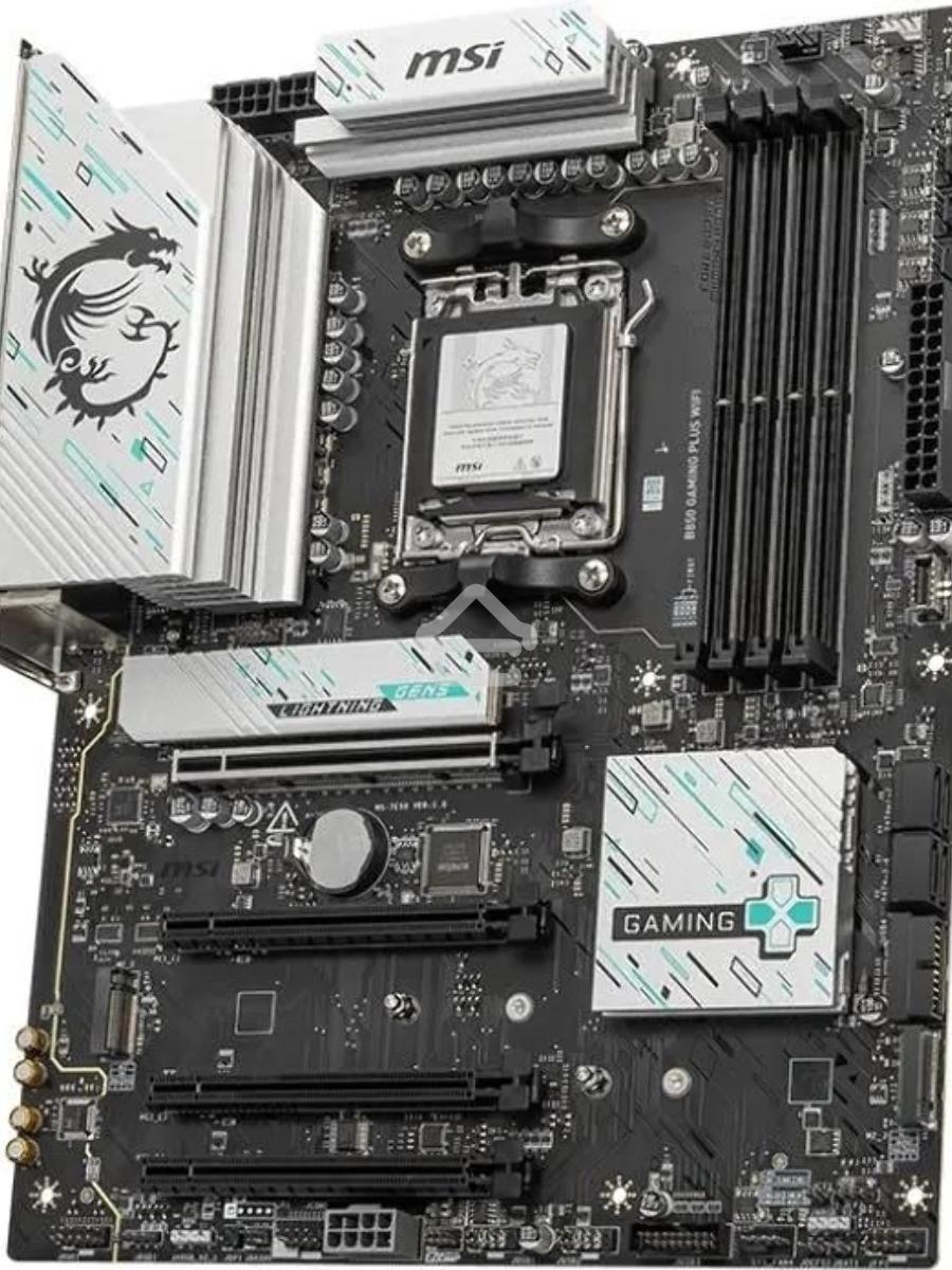 Материнская плата MSI B850 GAMING PLUS WIFI SocketAM5 AMD B850 4xDDR5 ATX AC`97 8ch(7.1) 5Gigabit RAID+DP