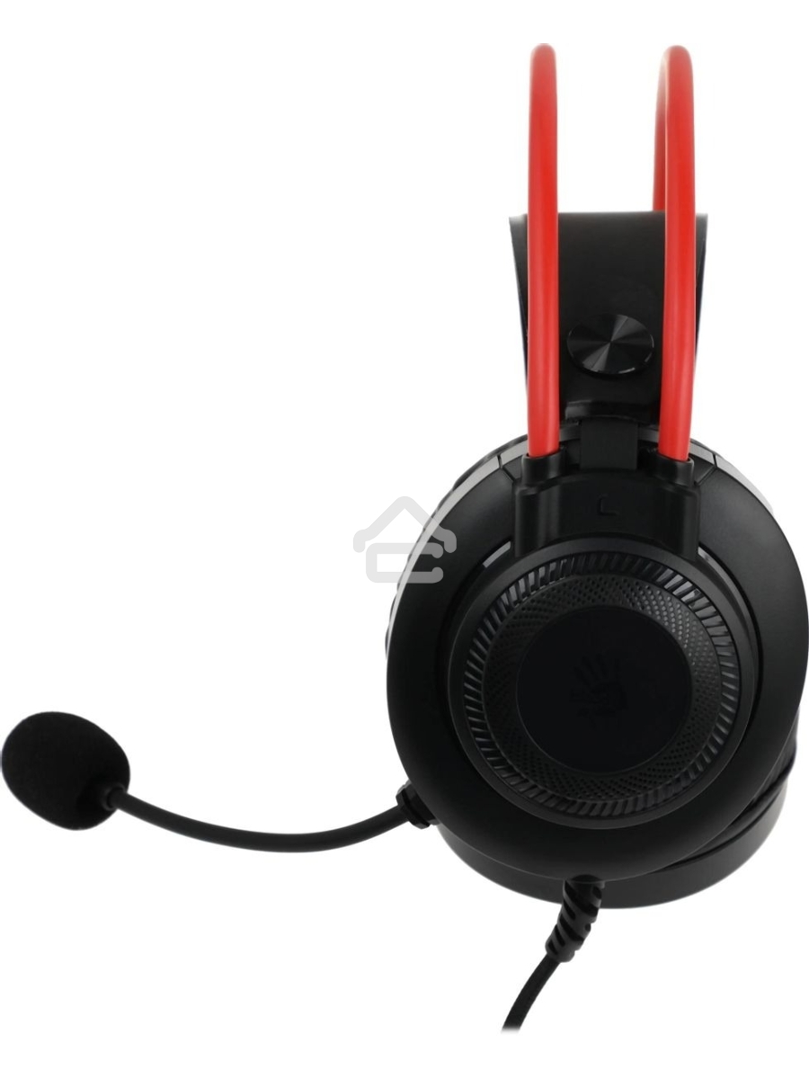 Наушники с микрофоном A4Tech Bloody G200S черный/красный 2м мониторные USB оголовье (G200S USB/ BLACK +RED)