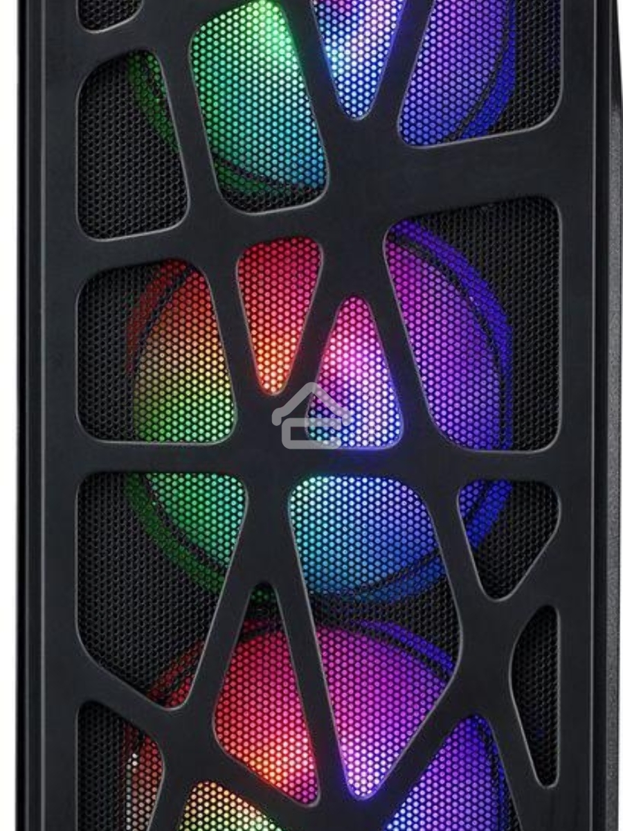 Компьютерный корпус Aerocool / Formula MANA черный без БП ATX 6x120mm 2xUSB2.0 1xUSB3.0 audio bott PSU