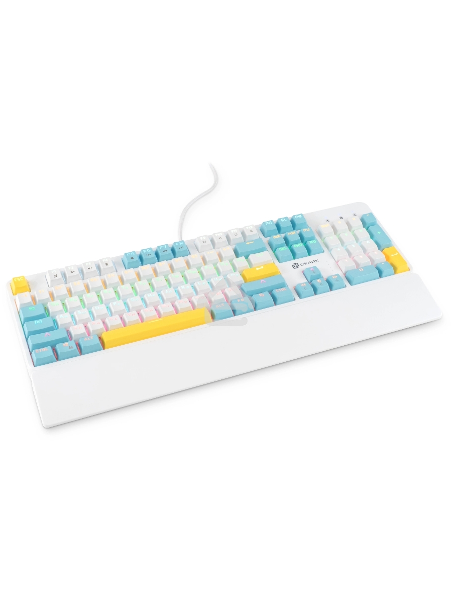 Клавиатура Oklick K951X (1901079) проводная, USB, белый