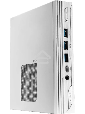 Неттоп MSI Pro DP10 12M-221RU i5 1235U (1.3) 16Gb SSD512Gb Iris Xe Windows 11 Professional 2.5xGbitEth WiFi BT 120W белый (9S6-B0A622-221)