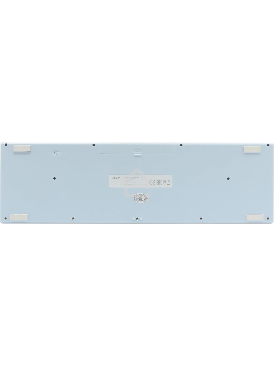 Клавиатура + мышь Acer OCC205 беспроводной USB, 1200 dpi, белый/голубой