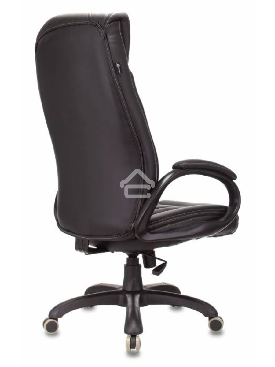 Кресло руководителя Бюрократ T-9922N Leather Venge Black черный, эко.кожа, крестовина пластик