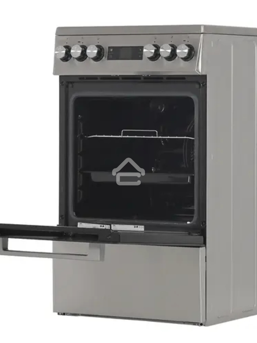 Плита электрическая Beko FSM57300GX черный, конфорок 4 шт, духовка 55 л, 50 см x 85 см x 60 см