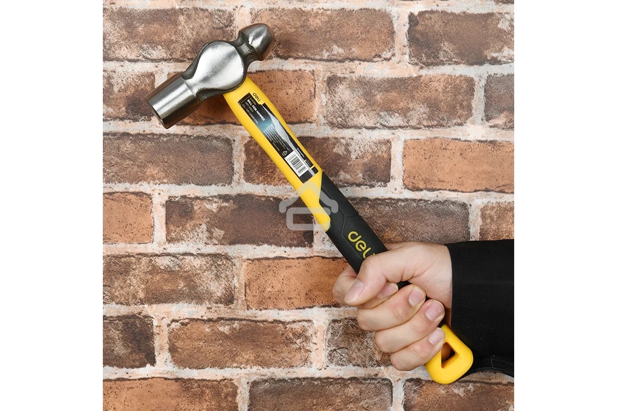 Рихтовочный молоток Deli DL443016 450 гр Фибергласовая рукоять