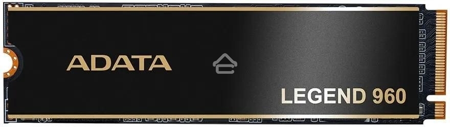 Накопитель SSD ADATA LEGEND 960, 1Tb, PCIe 4.0 x4, M.2 2280, NVMe, R/W 7400/6000, с радиатором