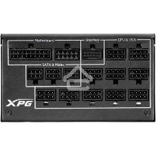 Блок питания ADATA XPG CYBERCORE II 1000W (CYBERCOREII1000P-BKCEU), 1000Вт, 80 PLUS Platinum, 120мм, модульный, черный