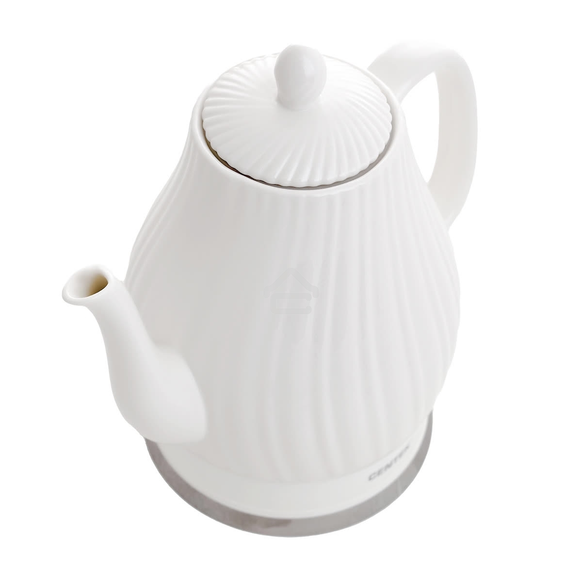 Чайник электрический Centek CT-0064 2.0л, 2150W, супербелая керамика, рельефный корпус