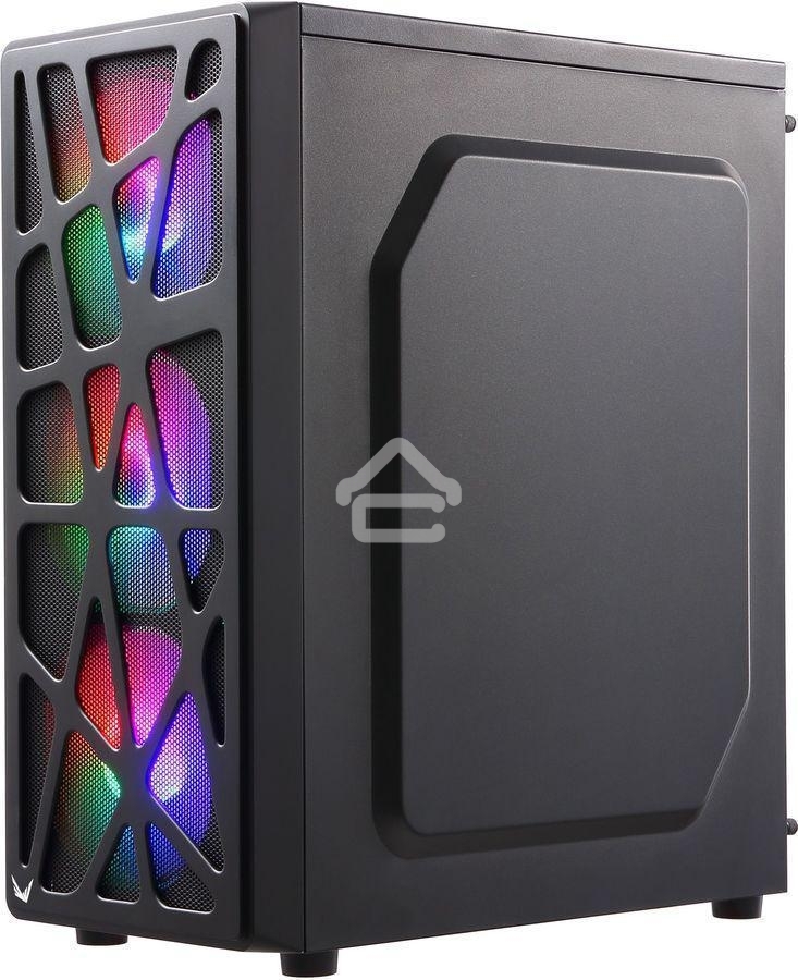 Компьютерный корпус Aerocool/Formula MANA черный без БП ATX 6x120мм 2xUSB 2.0 1xUSB 3.0 audio bott PSU