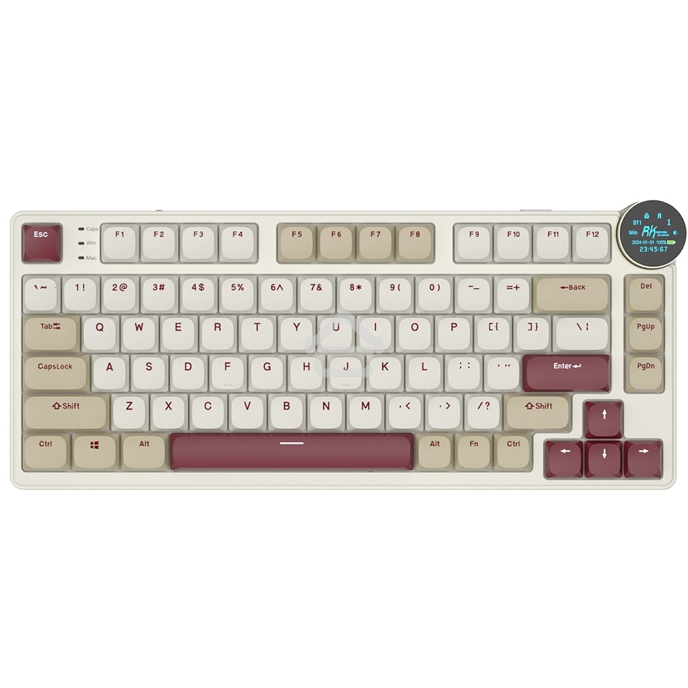 Клавиатура Royal Kludge RK N80 Red switch/Rosy Clouds