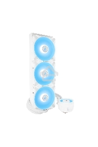 Жидкостная система охлаждения Arctic Liquid Freezer III 420 A-RGB белый, 140 мм, алюминий, 2800 об/мин, 26 дБ, 4 pin, 374 Вт
