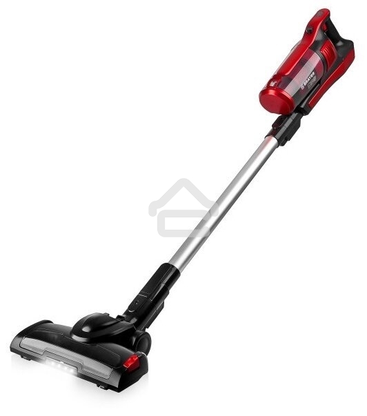 Пылесос вертикальный BRAYER BR4260 красный, питание от аккумулятора, 120 Вт, уборка сухая, пылесборник 0.6 л, работа от АКБ max 40 мин