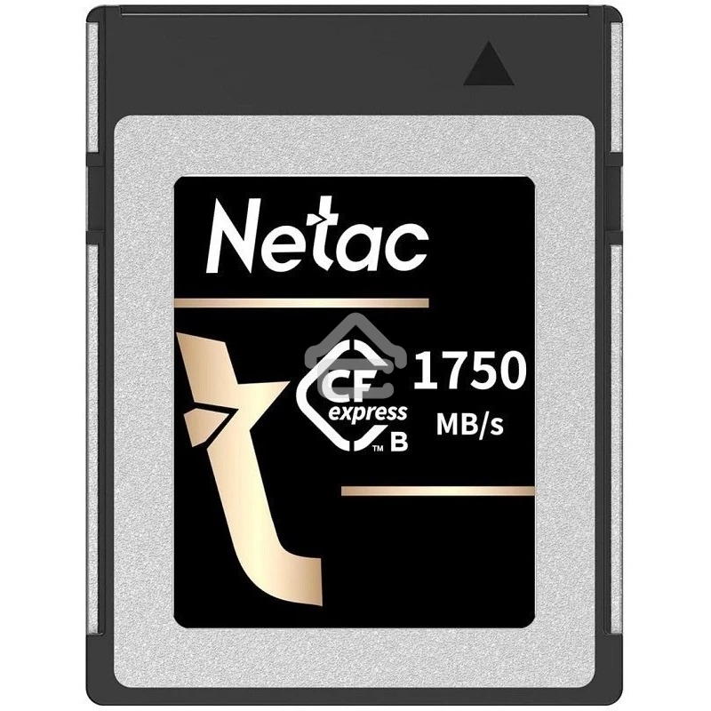 Флеш карта CFexpress 512Gb Netac CF2000 NT02CF2000-512G-S PCIe Gen 3x2 Type B cards, up to 1750MB/1650MB/
