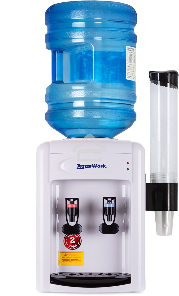 Кулер Aqua Work 0.7-TDR настольный электронный бело-черный