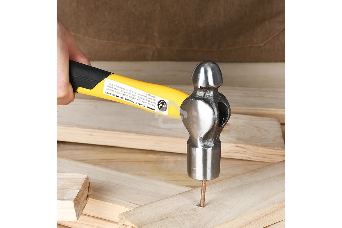 Рихтовочный молоток Deli DL443016 450 гр Фибергласовая рукоять