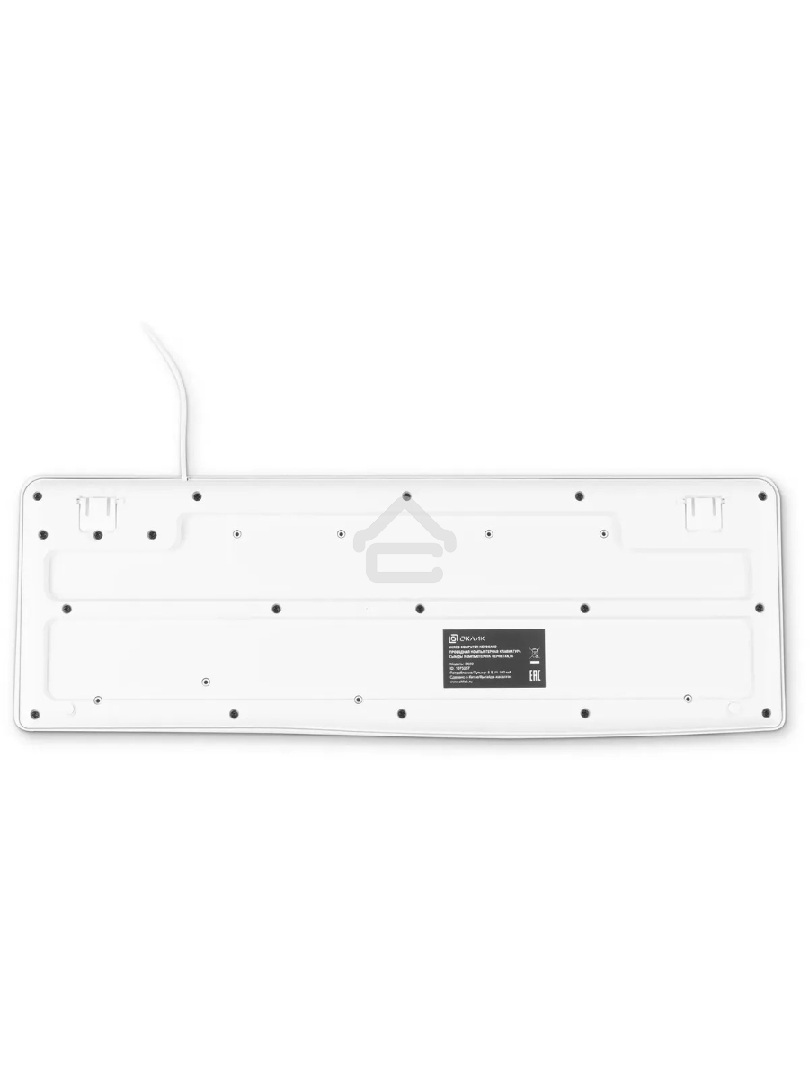 Клавиатура Oklick 305M (1875227) проводная, USB, белый