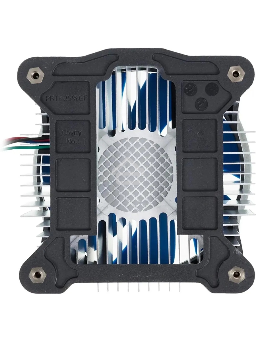 Кулер DEEPCOOL T20P синий/черный 100мм алюминий 2400rpm 33db 95W 60мм