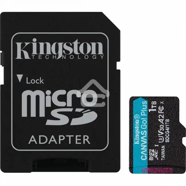 Флеш карта microSDXC 1Tb Kingston SDCG4/1Tb Canvas Go! Plus + adapter