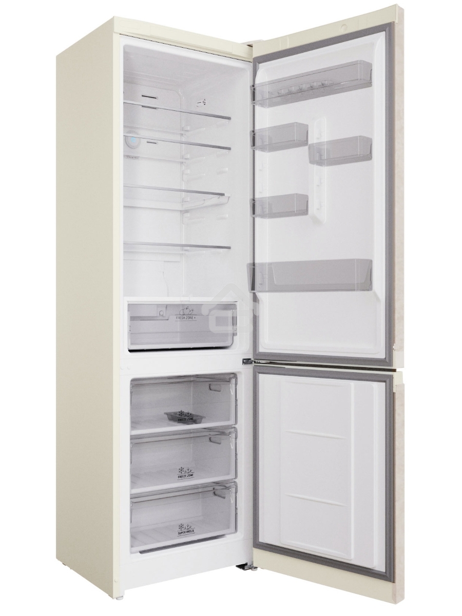 Холодильник Hotpoint HT 7201I AB O3 мраморный двухкамерный 239/83л морозилка снизу, No Frost