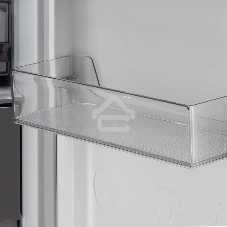 Холодильник Hyundai CM55043F черный стекло трехкамерный, 354/186, морозилка снизу, No Frost, Side by Side