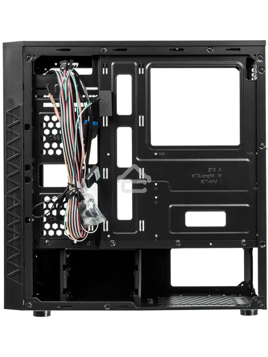Компьютерный корпус Accord JP-VI черный без БП ATX 2xUSB2.0 1xUSB3.0 audio bott PSU