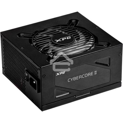 Блок питания ADATA XPG CYBERCORE II 1000W (CYBERCOREII1000P-BKCEU), 1000Вт, 80 PLUS Platinum, 120мм, модульный, черный