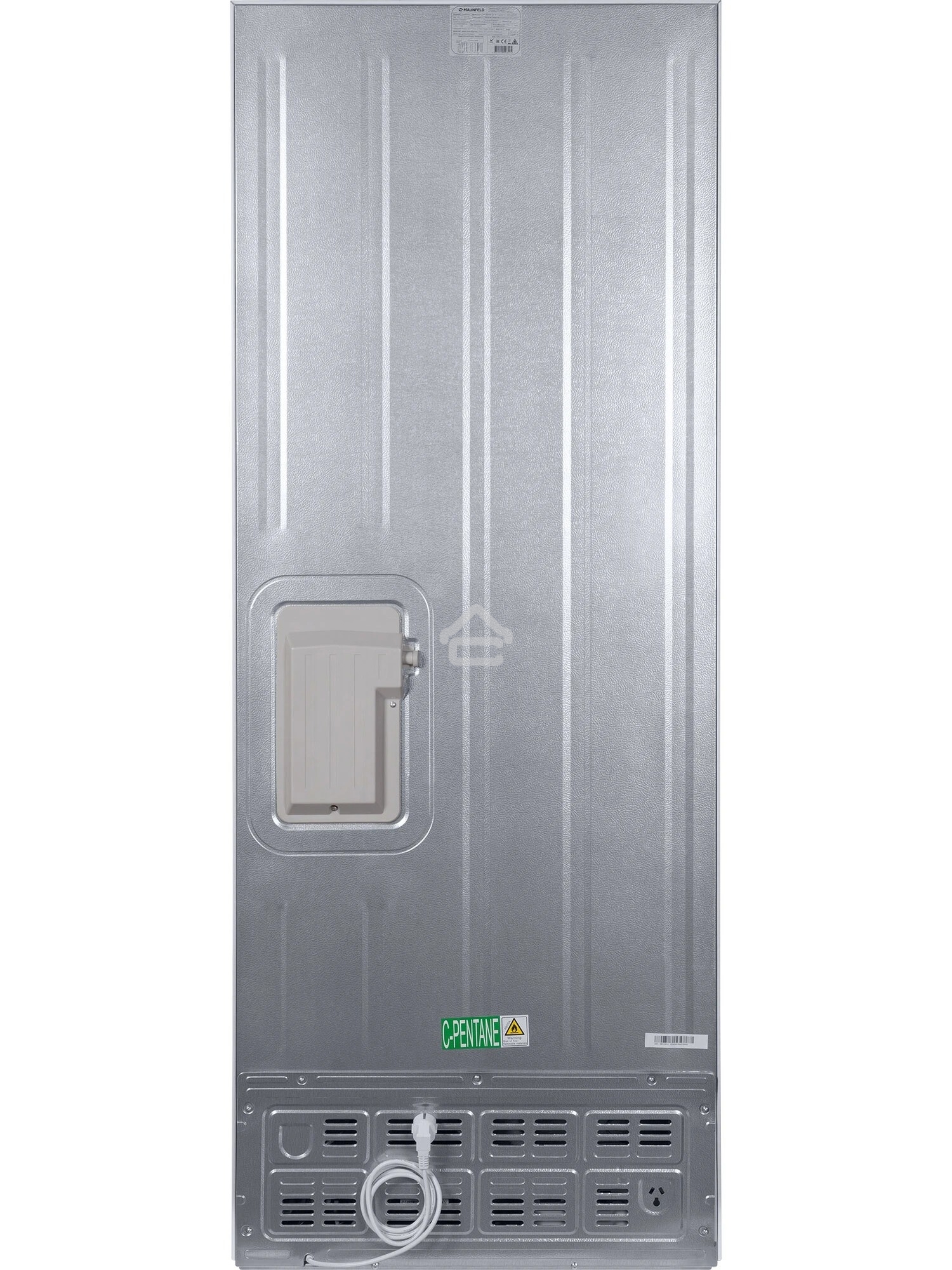 Холодильник Maunfeld MFF1857NFW белый мат. инвертер двухкамерный 336/117л морозилка снизу