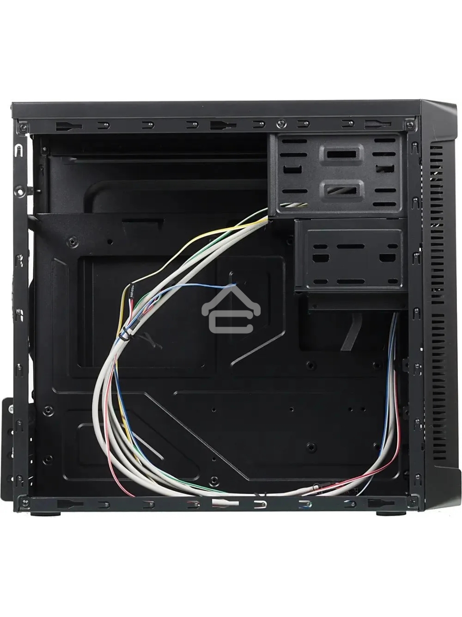 Компьютерный корпус Accord ACC-B022 черный без БП mATX 1x80mm 1x92mm 2x120mm 4xUSB2.0 audio