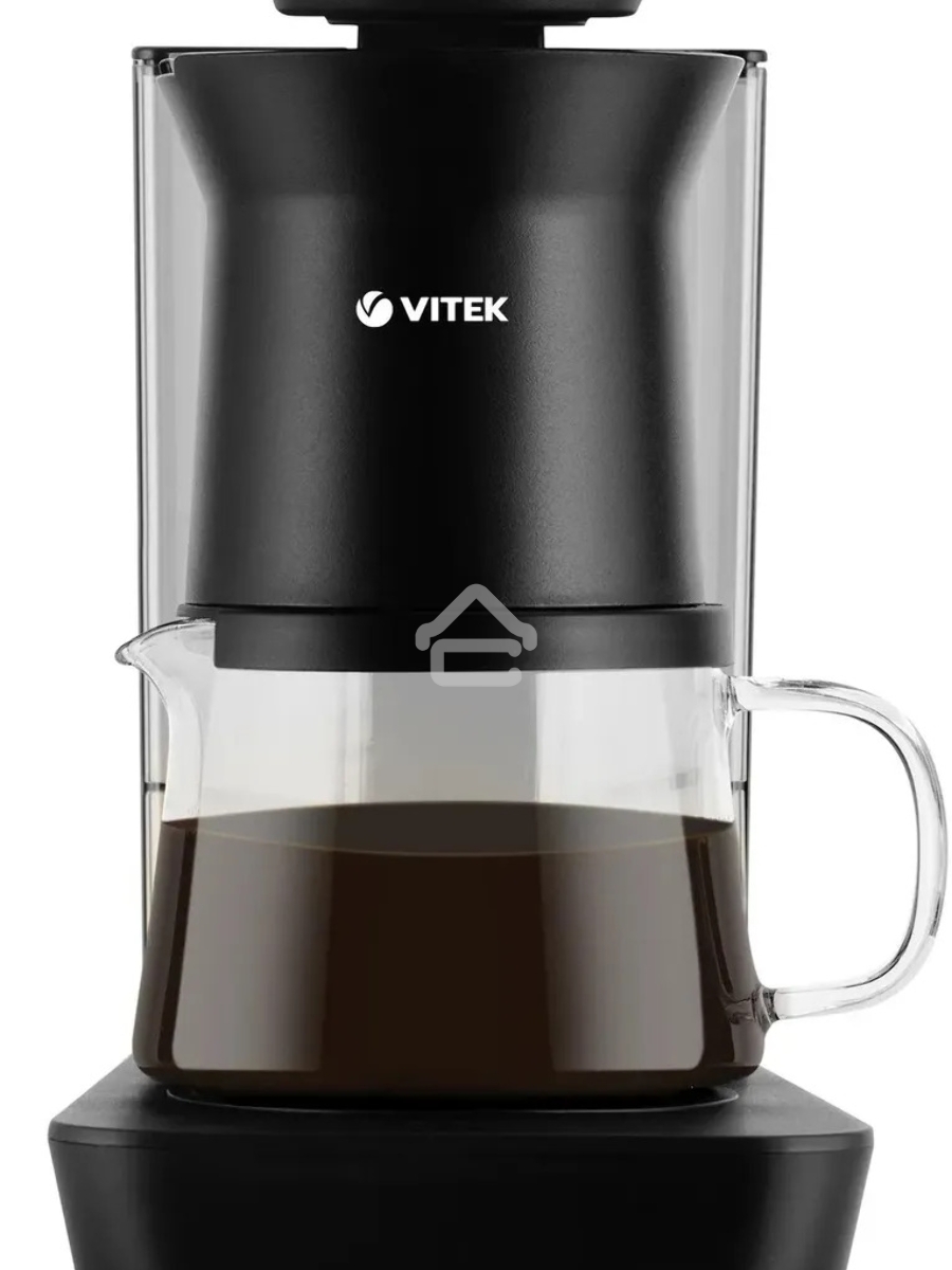 Кофеварка капельная Vitek Metropolis VT-8381 MC черный, исп. кофе - молотый, 0.54 л, 680 Вт.