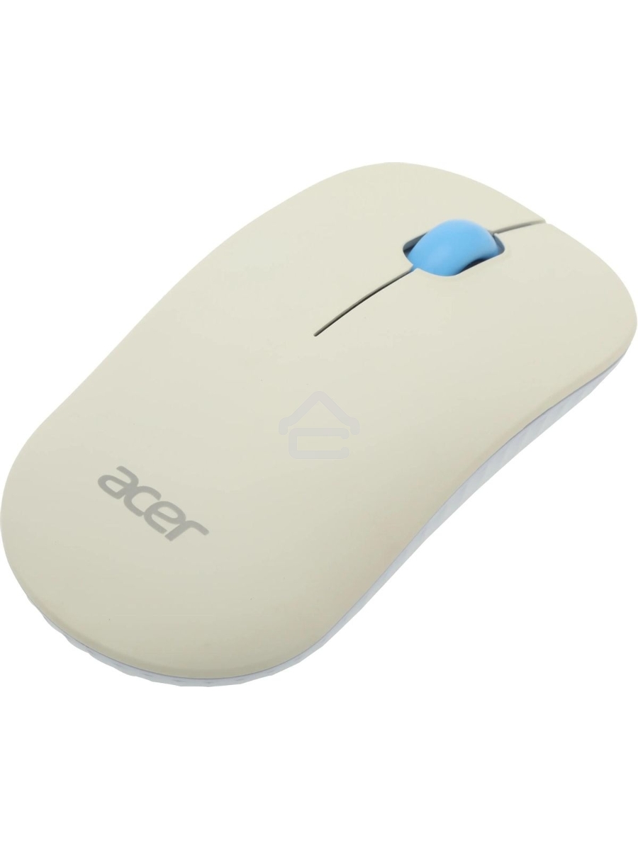 Клавиатура + мышь Acer OCC205 беспроводной USB, 1200 dpi, белый/голубой