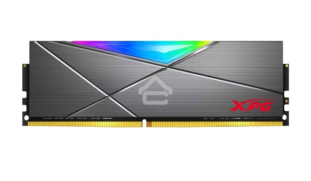 Оперативная память XPG Spectrix D50 RGB, DDR4, 32GB (1x32GB), 3600MHz, CL18, UDIMM, RGB, с радиатором, серый