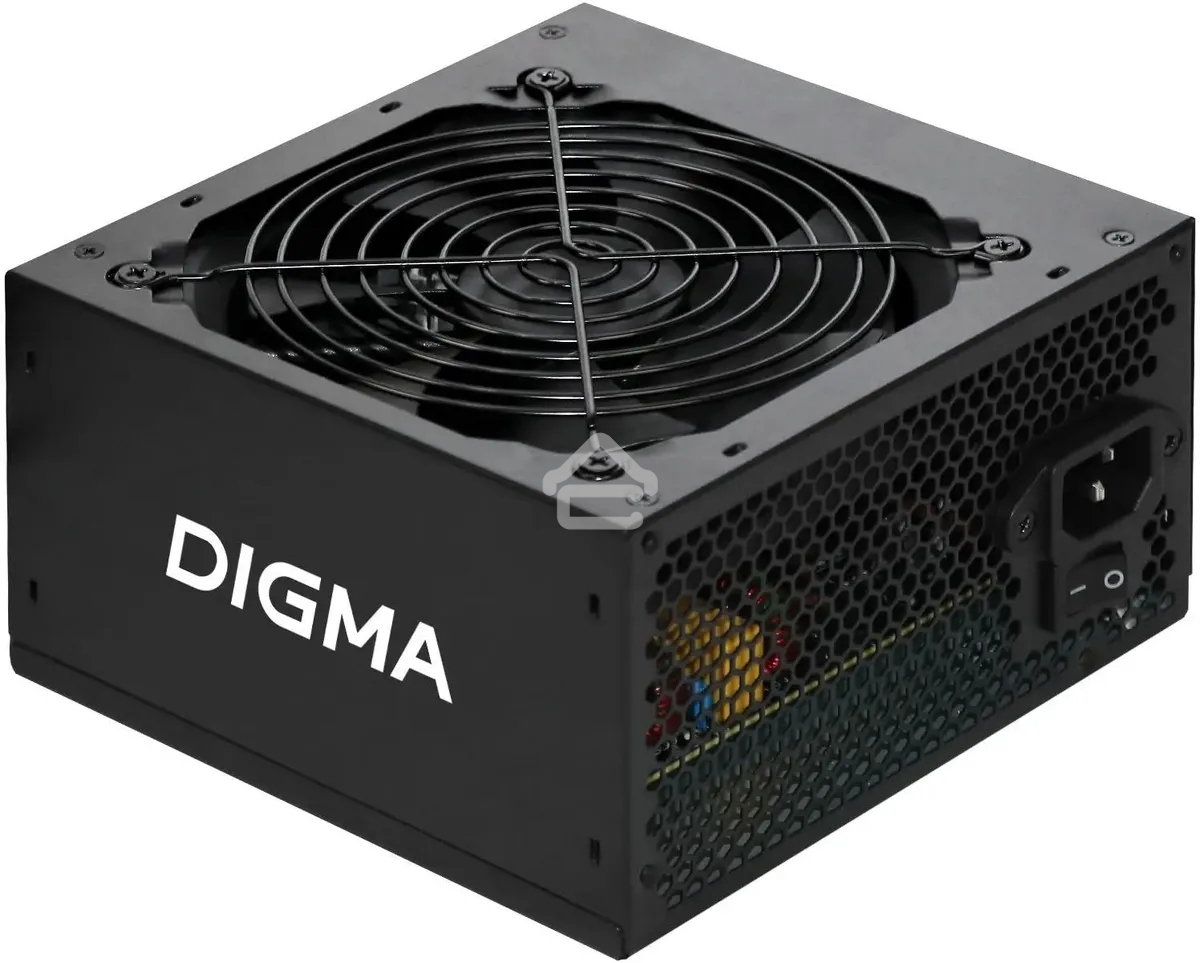 Блок питания Digma DPSU-600W RTL, 600Вт, 120мм, черный