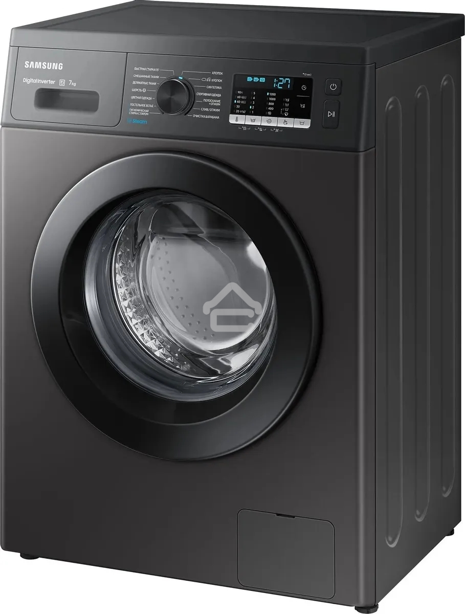 Стиральная машина Samsung WW70AG5S20CXLP нержавеющая сталь, загрузка фронтальная 7 кг, 1200 об/мин, класс: A