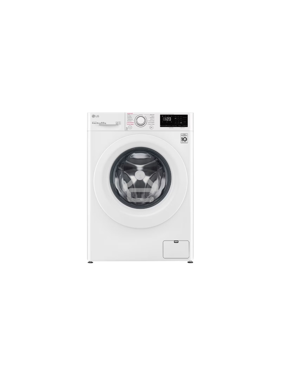 Стиральная машина LG F2V3GS3W белый, загрузка фронтальная 8,5 кг, 1200 об/мин., класс: А