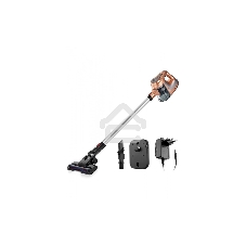 Пылесос вертикальный BRAYER BR4261 бежевый, питание от аккумулятора, 80 Вт, уборка сухая, пылесборник 1 л, работа от АКБ max 35 мин